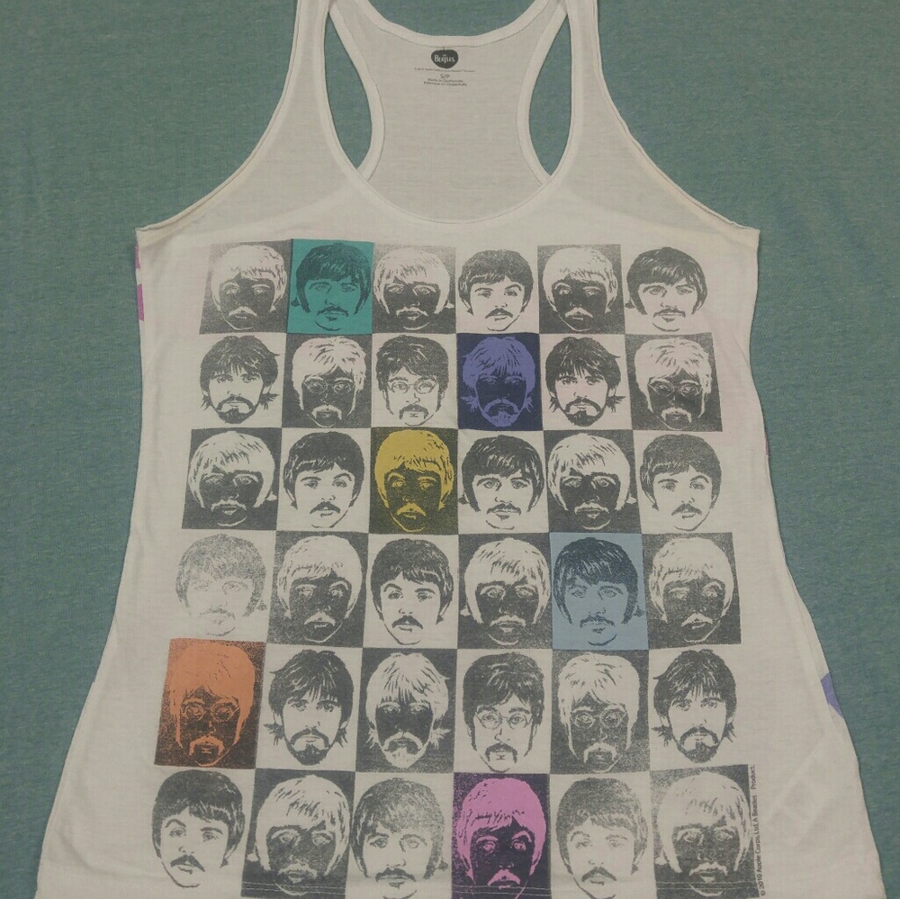 The Beatles Racerback Tank Top - Picture 2 of 2